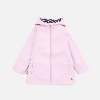 image of Joules Girls Riverside Mouse Raincoat - Pink - 4 Years