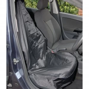Image of Draper Polyester Single Front Seat Cover Side Airbag Compatible