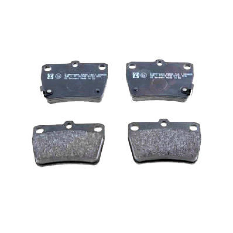 Image of ZIMMERMANN 23656.140.1 Brake pad set Rear Axle, with acoustic wear warning, Photo corresponds to scope of supply Brake Pad Set,disc brake (402)