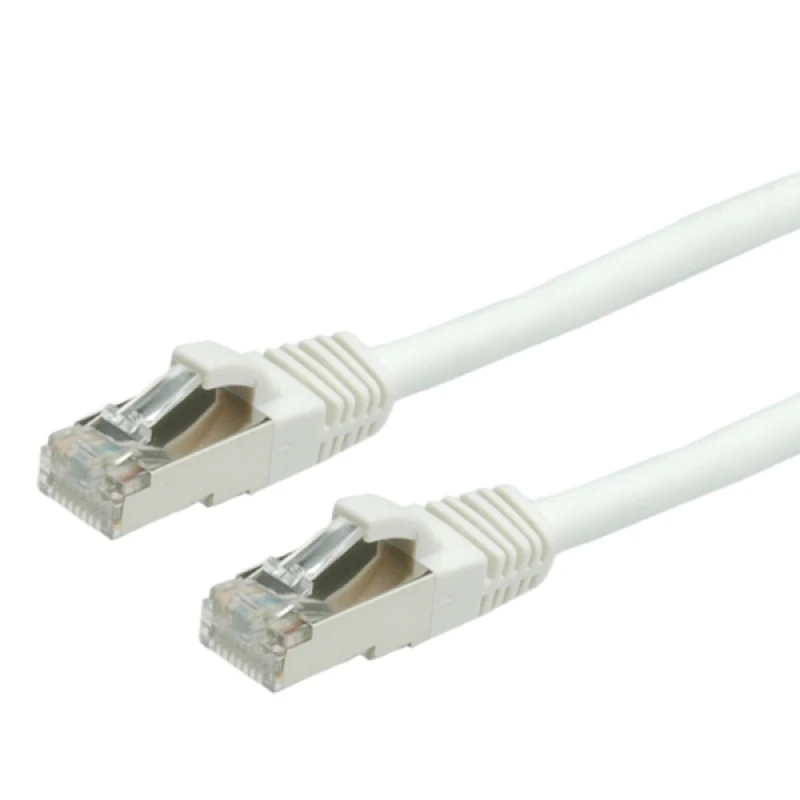 Image of Value S/FTP Patch Cord Cat.6. halogen-free. white. 0.5 m