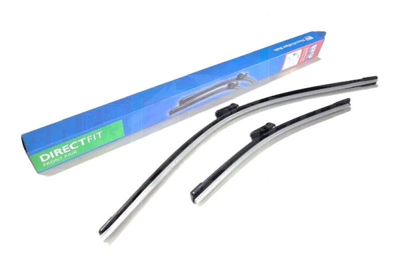 Image of QUINTON HAZELL QDW104 Wiper blade Direct Fit (Pair) 380mm, Flat wiper blade Wiper Blade (298)