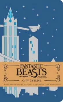 Image of Fantastic Beasts and Where to Find Them City Skyline Hardcover Ruled Notebook by Insight Editions