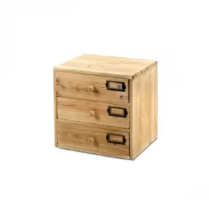 image of Storage Drawers (3 drawers) 28 x 23 x 28 cm