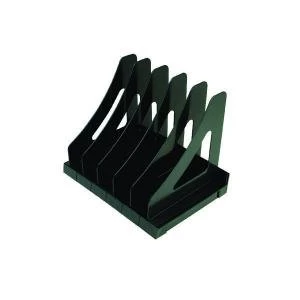 Image of Q-Connect Executive Book Rack Black KF21692