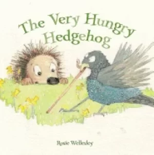 Image of very hungry hedgehog