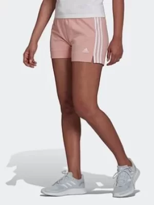 Image of adidas Essentials Slim 3-stripes Shorts, Grey Size M Women