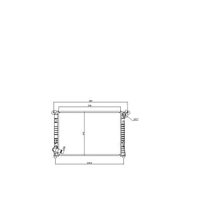 Image of Engine radiator DIEDERICHS DCM1581