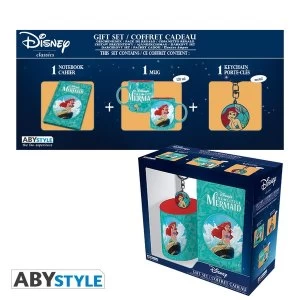 Image of Disney - Little Mermaid (Mug + Keyring + Notebook) Gift Box