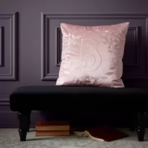 Image of Bridgerton By Catherine Lansfield Regency Crown Soft Touch Cushion Pink