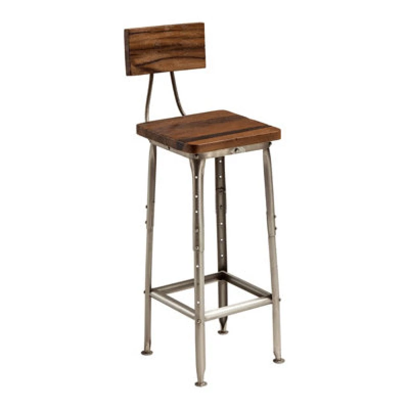 Image of Premier Housewares Interiors by Premier Industrial Bar Chair Natural unisex