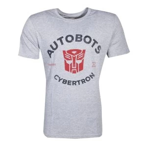 image of Hasbro - Transformers Autobots Cybertron Mens X-Large T-Shirt - Grey