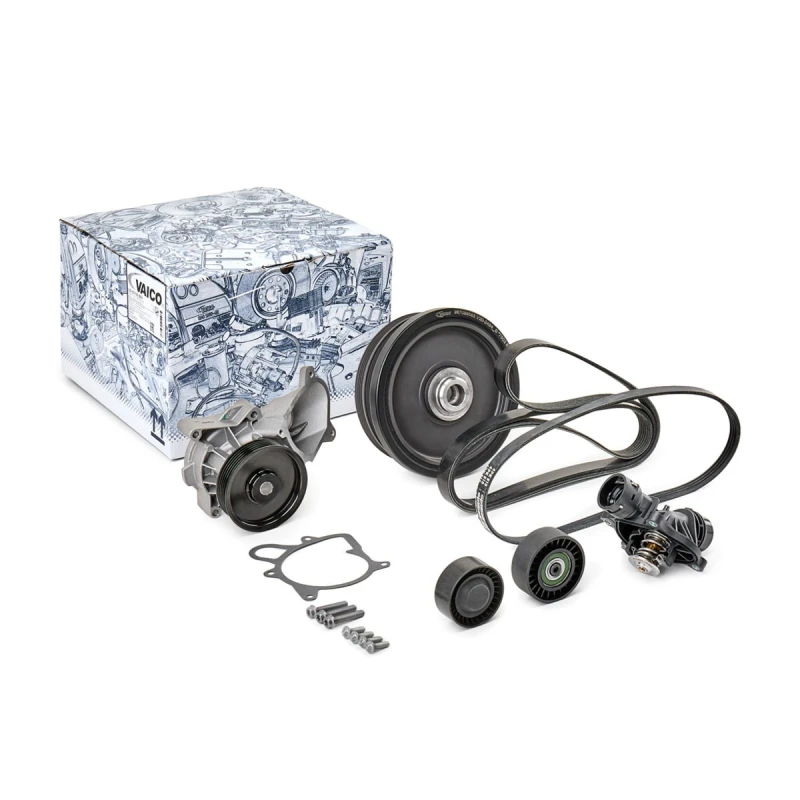 Image of Water pump and timing belt kit VAICO V20-50105-BEK