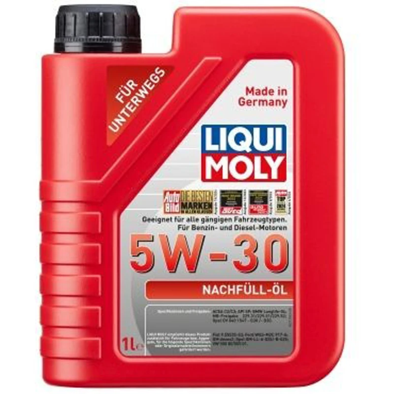 Image of Liqui Moly 21286 Engine oil 5W-30 Lubricant 1L Key for car engines 21286
