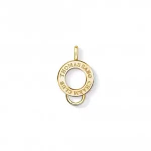 image of Thomas Sabo Yellow Gold Silver Charm Carrier X0247-413-39