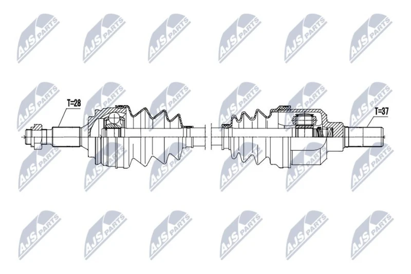 Image of NTY Drive shaft NTY NPW-CT-145