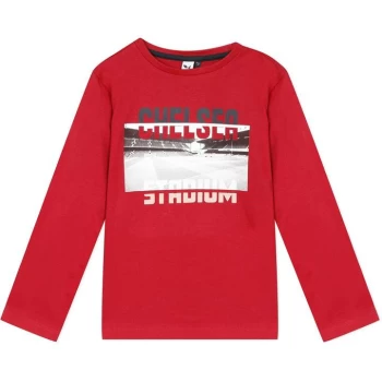 Image of 3 Pommes Chelsea T Shirt - DARK RED