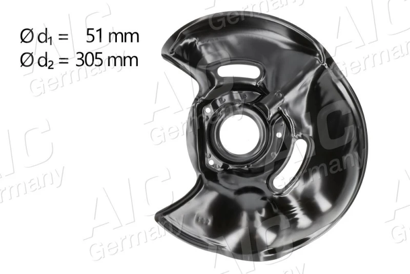 Image of Brake disc backing plate AIC 56414
