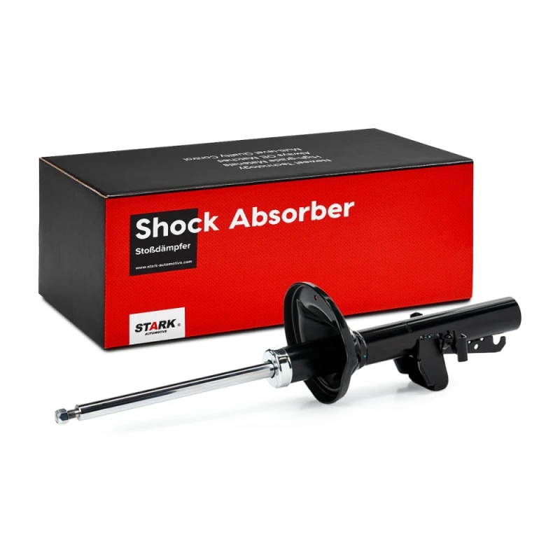 Image of STARK SKSA-0130089 Shock absorber Rear Axle, Gas Pressure, Suspension Strut, Bottom Clamp Shock Absorber (854)