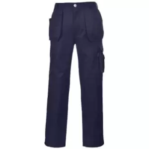 Image of Portwest Mens Slate Holster Work Trousers (3XL R) (Navy) - Navy