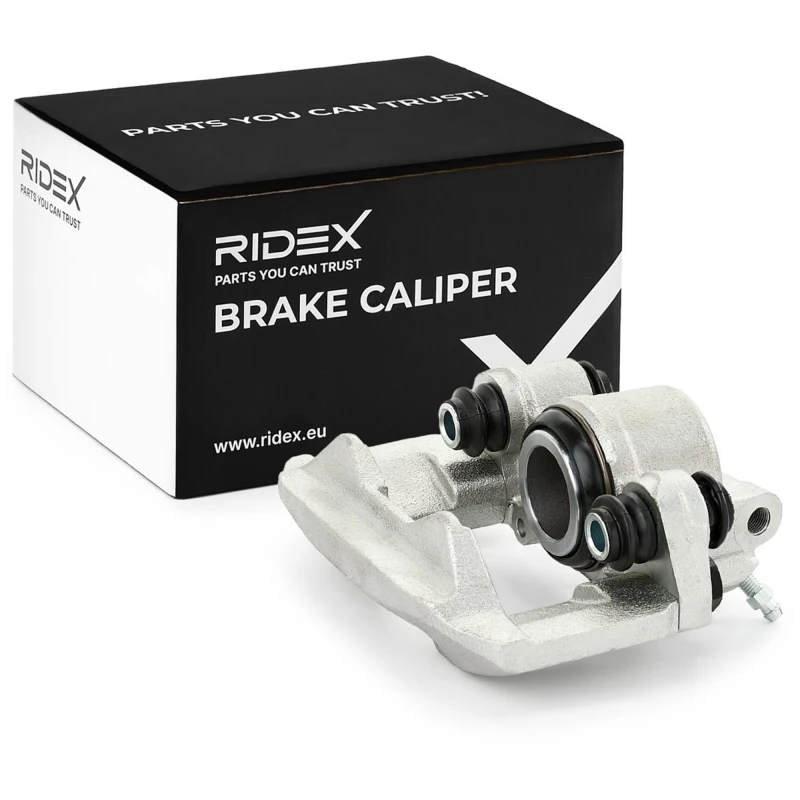 Image of RIDEX 78B0070 Brake caliper Rear Axle, without holder Cast Iron Brake Caliper (78)
