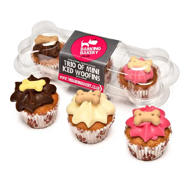 Image of Barking Bakery Mini Uniced Woofins Dog Treat 38g
