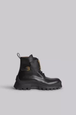 Image of DSQUARED2 Women Boot Black Size 3 100% Calfskin