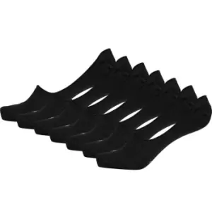 image of Hummel 6 Pack of No Show Socks - Black