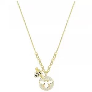 image of Ladies Swarovski Gold Plated Lisabel Bee Necklace