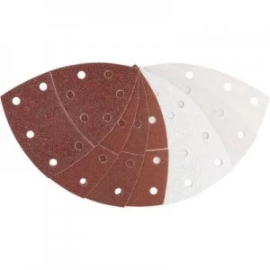 Image of Bosch Accessories 2608607417 Multi-purpose sandpaper set Hook-and-loop-backed, Punched Grit size 40, 80, 120, 180 (L x W) 102mm x 62.93mm 25 pcs