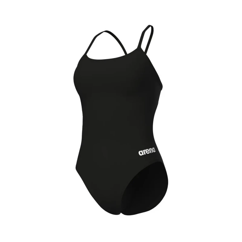 Image of Womens lace back one Piece swimsuit Arena Solide Noir Female 44