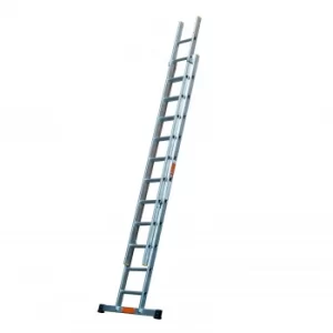 Image of EN131 Pro Double Extension Ladder 3.0m