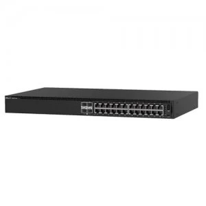 image of DELL N-Series N1124T-ON Managed L2 Gigabit Ethernet (10/100/1000) Black 1U