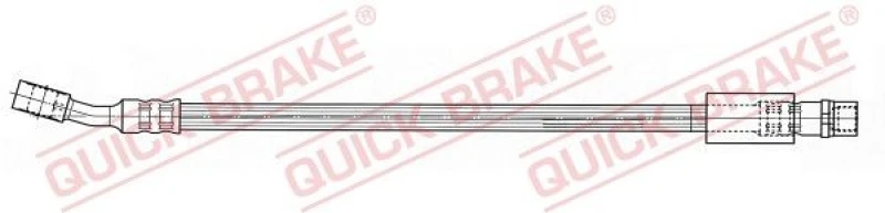 Image of QUICK BRAKE Brake hose QUICK BRAKE 59.301