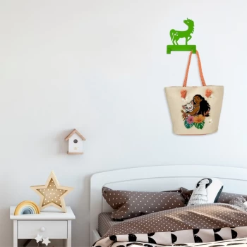 Image of Unicorn - Green Green Metal Wall Hook