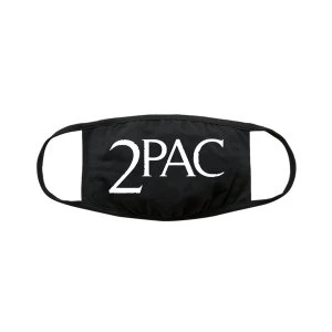 Tupac - Logo Face Mask - Black