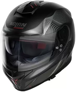 Image of Nolan N80-8 Powerglide N-Com Helmet, black-grey, Size 2XL, black-grey, Size 2XL