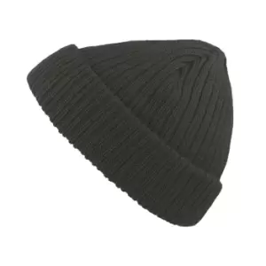 Image of Atlantis Unisex Docker Short Beanie With Turn Up (One Size) (Forest Green)