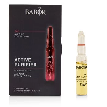Image of Babor Ampoule Concentrates SOS Active Purifier (Purifying + Refining) - For Problematic, Impure Skin 7x2ml/0.06oz