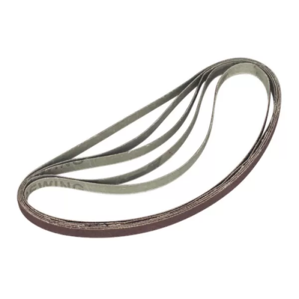 Image of Genuine SEALEY SBS35/B100GN Sanding Belt 8 x 456mm 100Grit Pack of 5