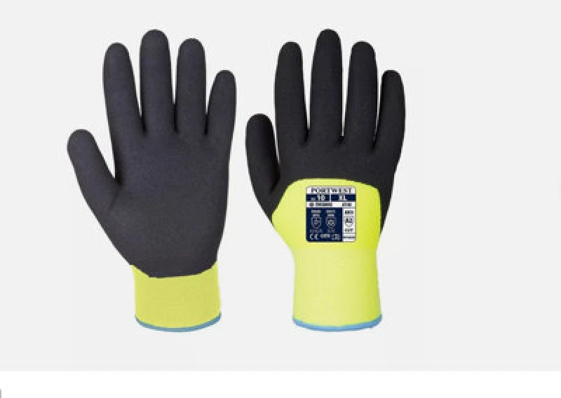 Image of Portwest Arctic Winter Gloves XL Yellow/Black (12 Pack) A146YERXL