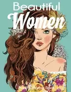 Image of beautiful women adult coloring book gorgeous women with flowers hairstyles