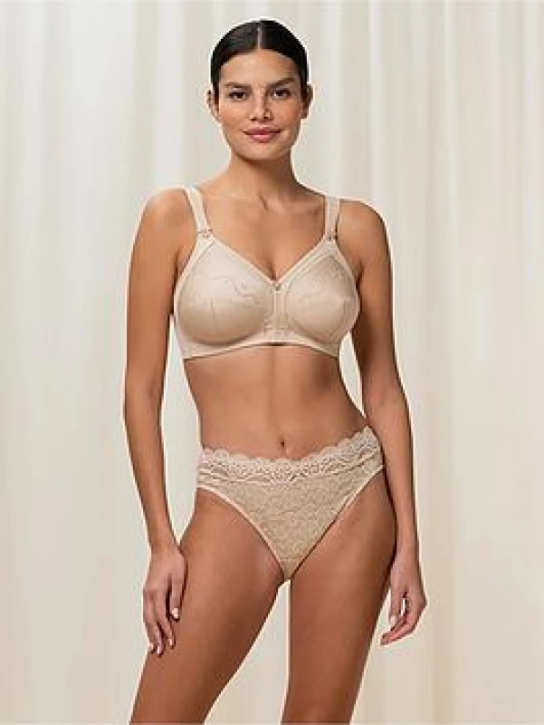 Image of Triumph Womens cotton bra Triumph Doreen Beige Female 95F