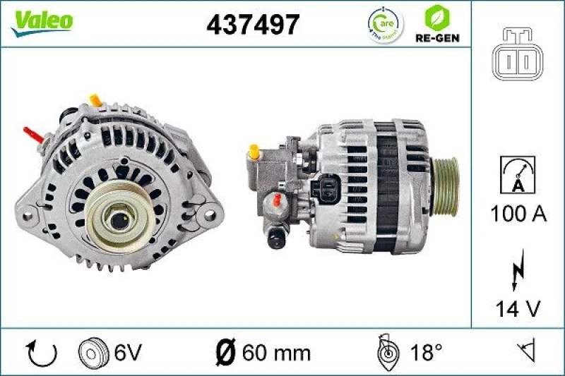 Image of RIVOLV RIV600001 Generator Voltage: 12V Alternator (4)