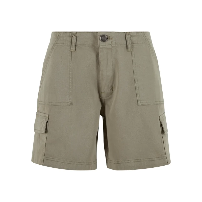 Image of Urban Classics Womens cotton cargo shorts Urban Classics Vert Female 32