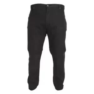 Image of Duke Mens Rockford Carlos Kingsize Stretch Jeans (42S) (Black)