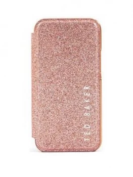 image of Ted Baker Glitter Folio Case For iPhone 12 / 12 Pro