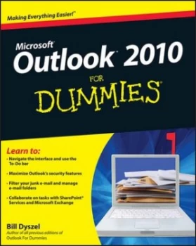 Image of Outlook 2010 for Dummies by Bill Dyszel Book