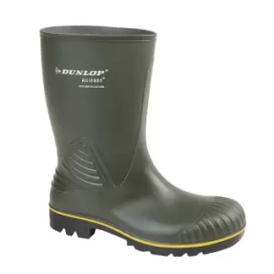 Image of Dunlop Mens Acifort HD Mid Calf Wellington Boots (12 UK) (Green)