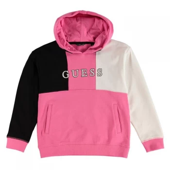 image of Guess Colour Block OTH Hoodie - Pink F67G