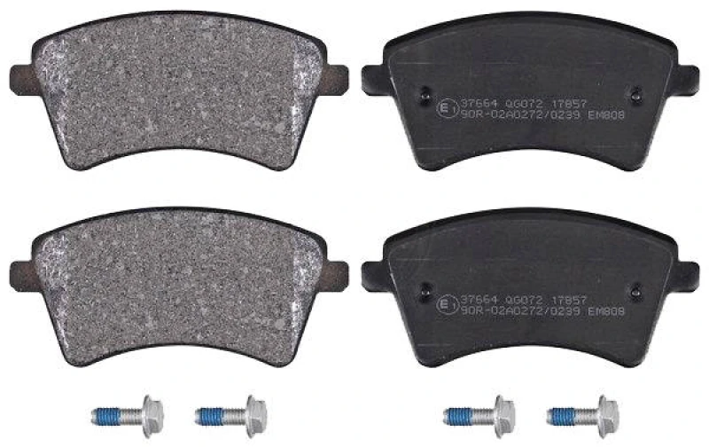 Image of A.B.S. 37664 Brake pad set without integrated wear sensor Brake Pad Set,disc brake (402)
